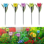 Bloomora Solar Garden Light – Tulip LED Outdoor Lamp | Decorative Waterproof Solar Lighting for Gardens & Outdoor Spaces