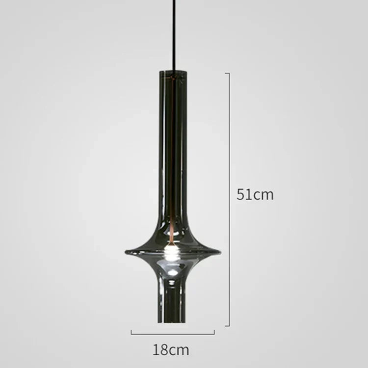 Aureline Glass Pendant Light – Luxury Nordic LED Hanging Lamp | Modern Designer Lighting for Elegant Interiors