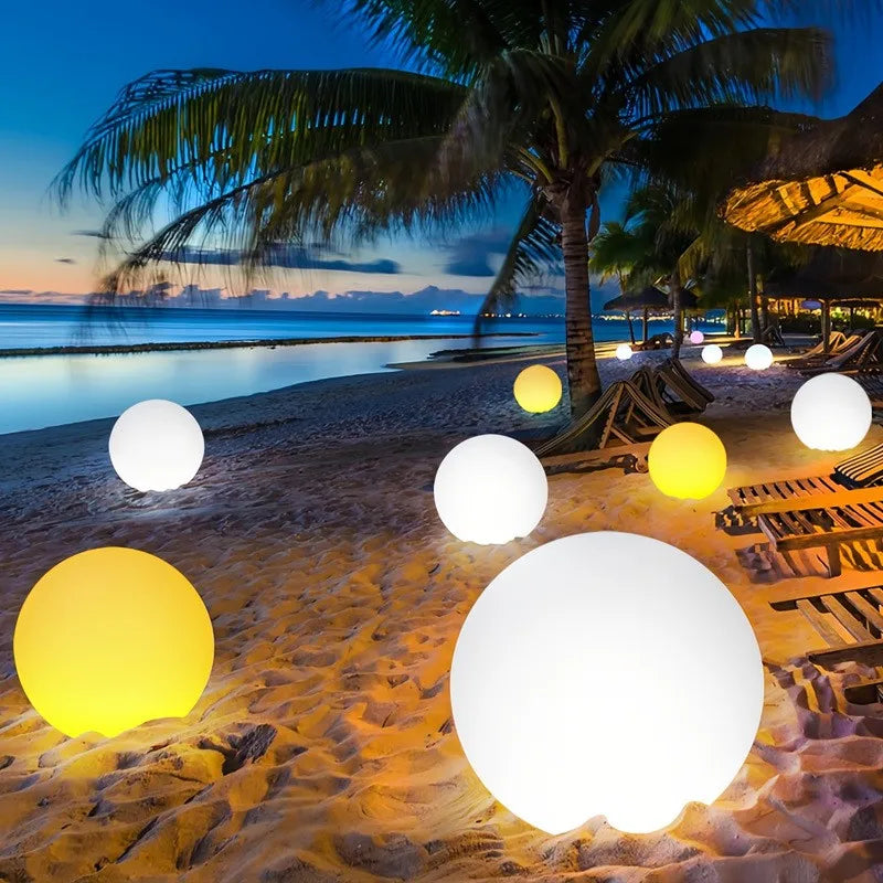 AuraSphere Solar LED Light Ball – RGB Waterproof Garden Globe with Remote Control | Decorative Outdoor Mood Lighting