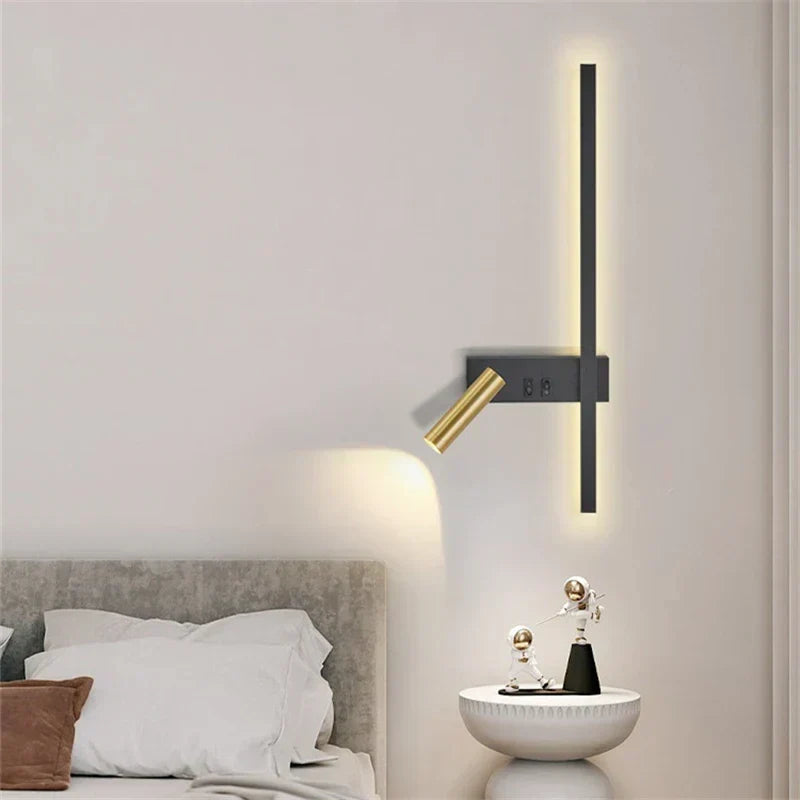 NordAura Dual Wall Light – Scandinavian Up & Down Wall Lamp | Modern Ambient Lighting | Minimalist Interior Design