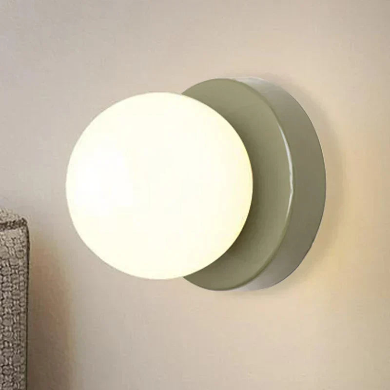Nordic Orb Glass Pendant Light – Scandinavian LED Ceiling Light | Soft Ambient Illumination | Modern Interior Elegance