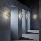 AuraGlas Bauhaus Wall Lamp – Modern Glass Wall Light for Nordic & Hotel-Inspired Interiors