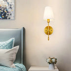 Heritage Fabric Wall Light – Industrial Style LED Wall Lamp | Vintage-Inspired Ambient Lighting | Elegant Interior Accent