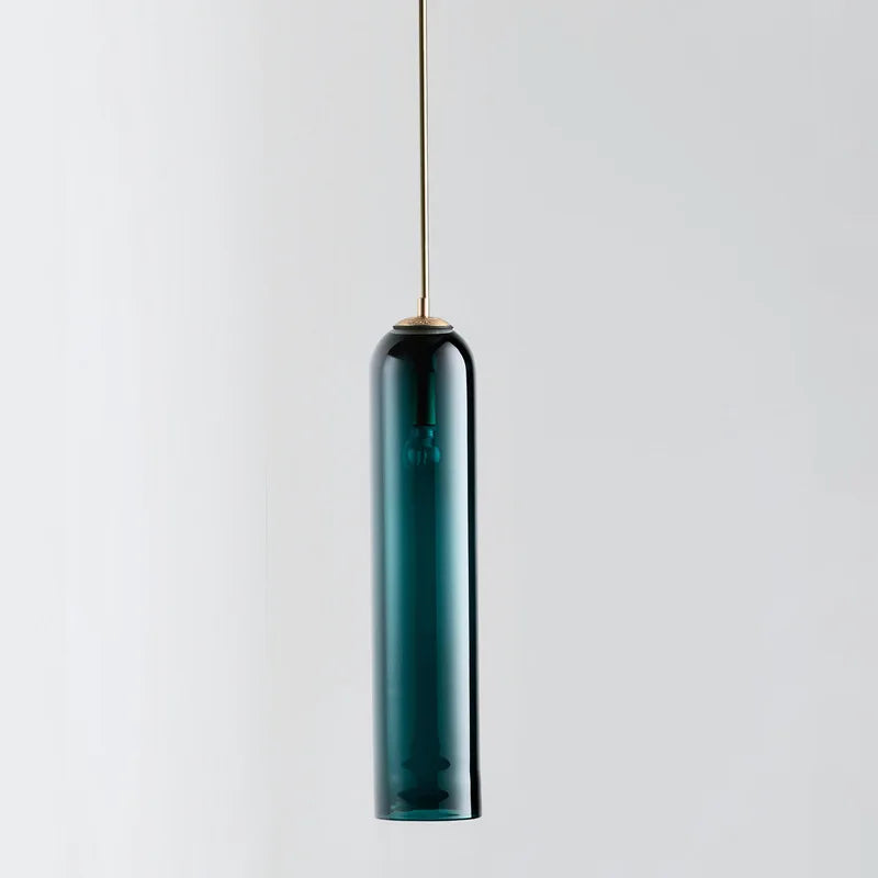 Scandinavian Glass Pendant Light – Modern E26 Ceiling Lamp | Elegant Ambient Lighting | Contemporary Nordic Interior Décor