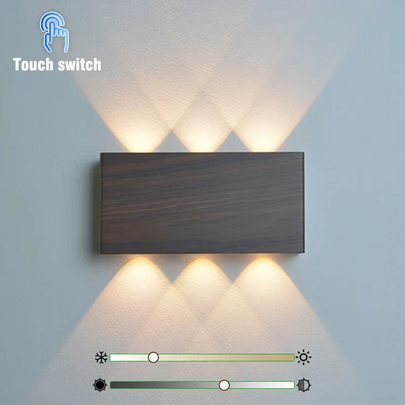 Wireless LED Wall Light – Rechargeable Touch Lamp | Dimmable 3-Colour Lighting | Modern Cordless Interior Light