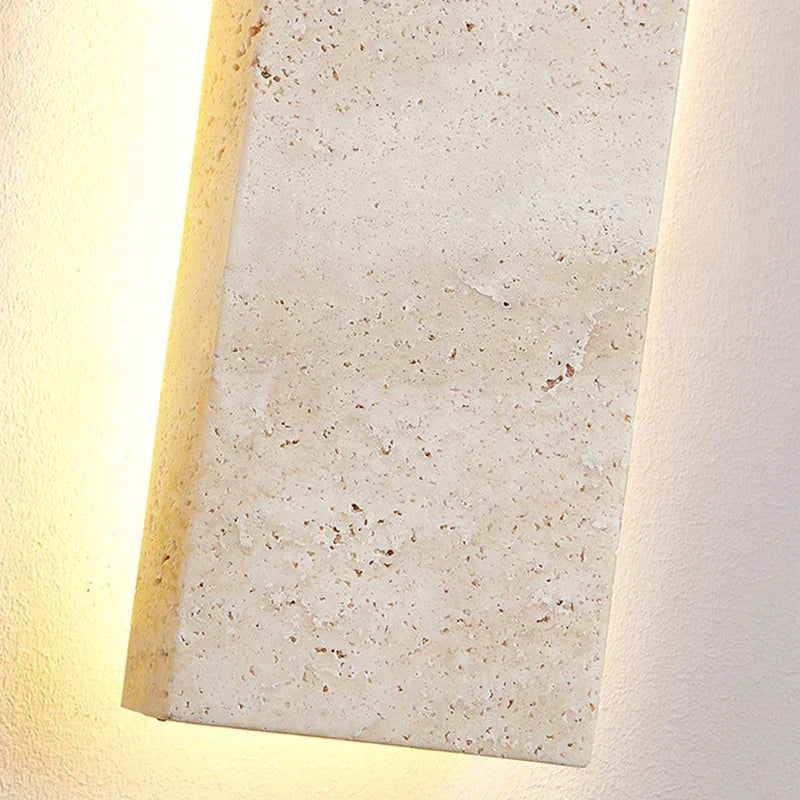 TerraLinea Wall Light – Natural Stone LED Wall Lamp | Modern Ambient Lighting for Contemporary Interiors