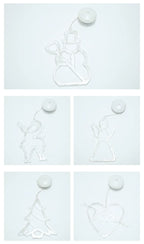 SantaGlow LED Window Light – Santa Claus Suction Cup Decoration | Festive Christmas Window Lamp