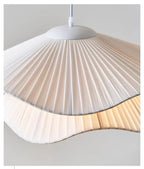 Nordic Linen Pendant Light – Scandinavian Fabric Ceiling Lamp | Soft Ambient Lighting | Japandi Interior Elegance
