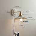 Aurelle Ceramic Wall Light – Adjustable E26 Wall Lamp | Contemporary Copper Lighting | Elegant Interior Illumination