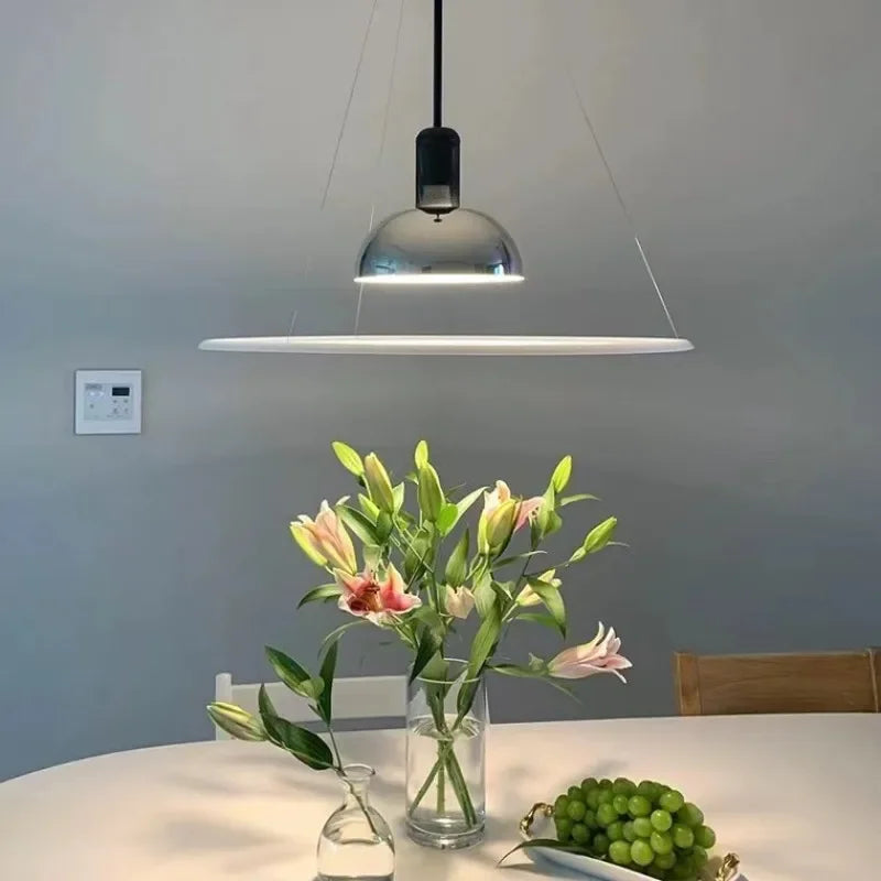 Modern Designer Pendant Light – Minimalist E26 Ceiling Lamp | Contemporary Dining & Bar Lighting | Luxury Interior Statement