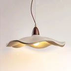Japandi Wooden Pendant Light – Minimalist LED Ceiling Lamp | Wabi-Sabi Interior Lighting | Natural Contemporary Design