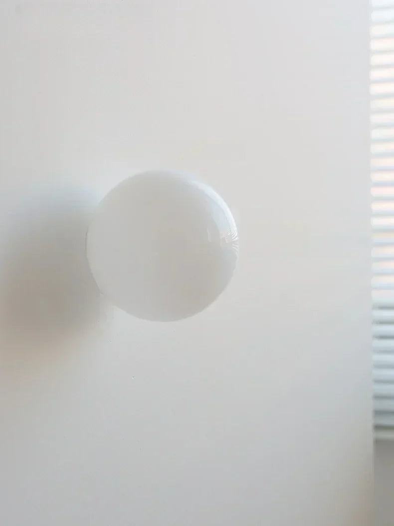 Orbelle Glass Wall Light – Frosted Globe LED Sconce | Modern Ambient Lighting | Timeless Interior Elegance