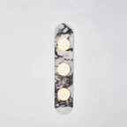 Marble LED Wall Light – Modern Designer Wall Lamp | Luxury Ambient Lighting | Contemporary Stone & Glass Feature
