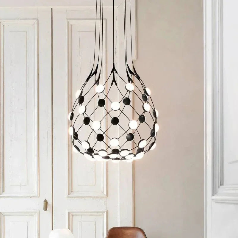 Modern Linear Pendant Light – Minimalist E26 Ceiling Lamp | Contemporary Ambient Lighting | Sleek Interior Statement