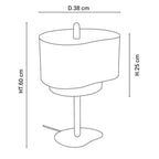 Hoshina Floor Lamp – Wabi-Sabi Fabric Standing Light | Japanese Minimalist LED Lamp for Calm Interiors
