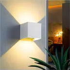LumaCube Wireless Wall Lights – Rechargeable LED Accent Lighting | Modern Space-Saving Design