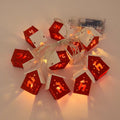 NordiHaus LED Wooden House String Lights – Scandinavian Christmas Decoration Collection 2025