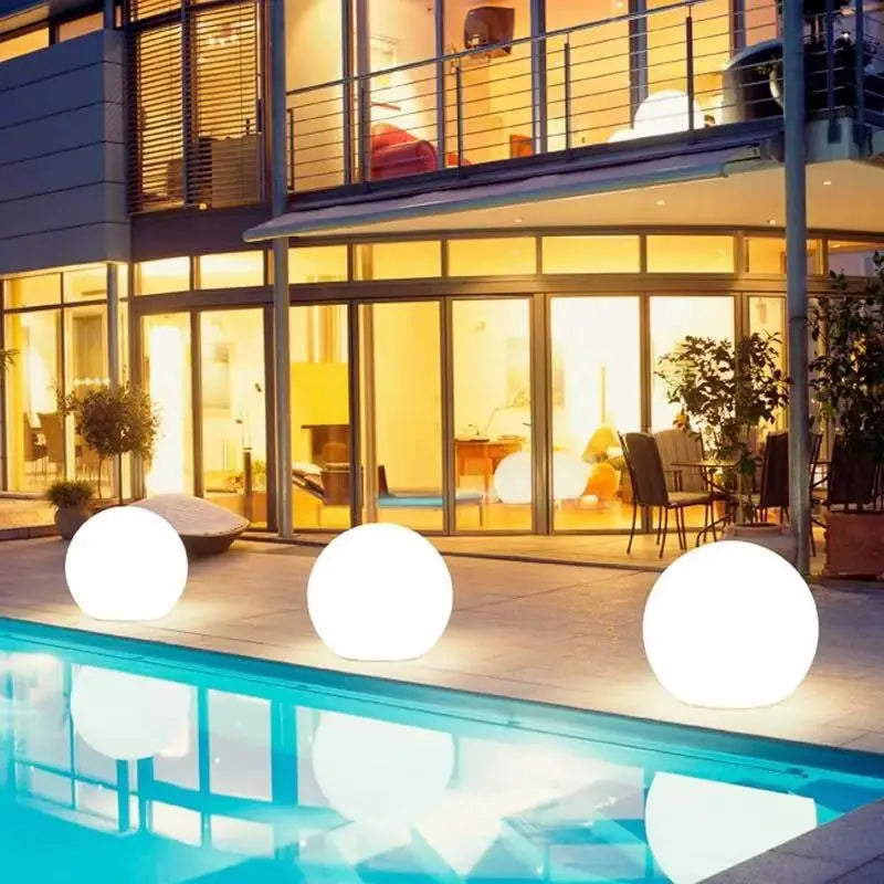 AuraSphere Solar LED Light Ball – RGB Waterproof Garden Globe with Remote Control | Decorative Outdoor Mood Lighting