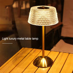 LumaGlow Touch – Rechargeable Glass LED Night Lamp