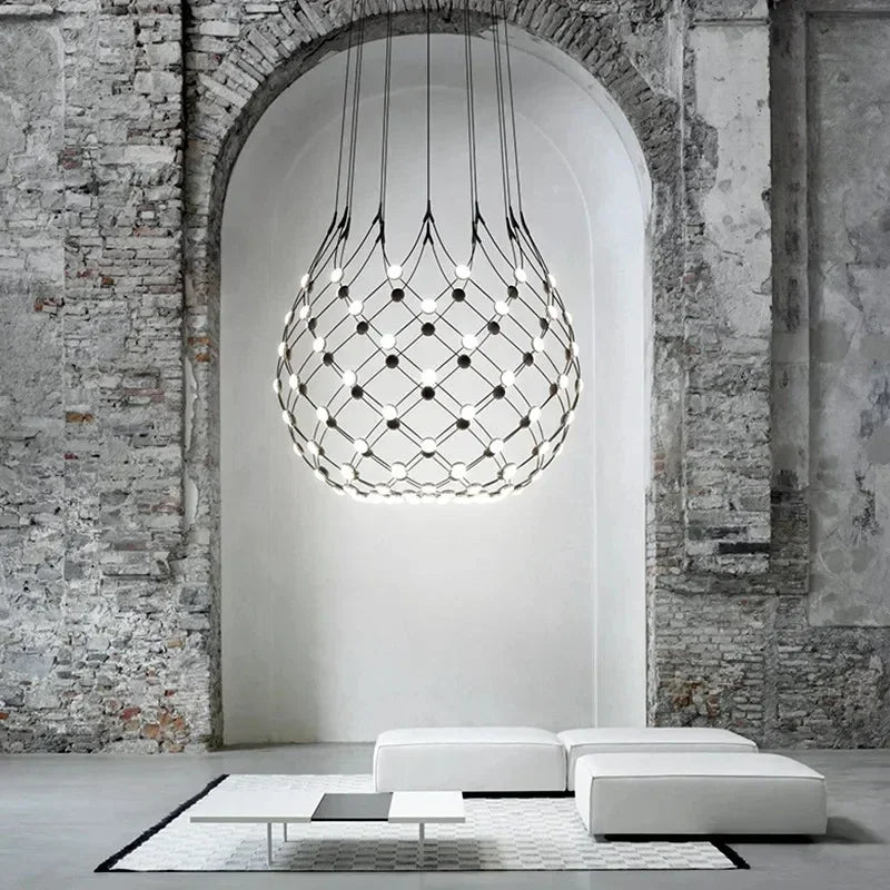 Modern Linear Pendant Light – Minimalist E26 Ceiling Lamp | Contemporary Ambient Lighting | Sleek Interior Statement