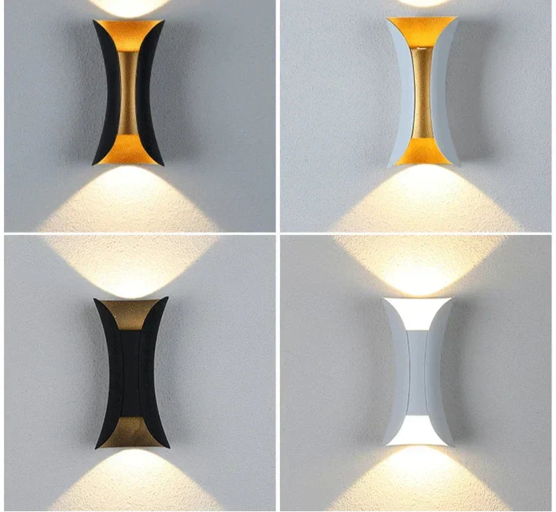 ScandiGlow LED Wall Light – Waterproof Indoor & Outdoor Up & Down Wall Lamp | Modern Aluminium Lighting