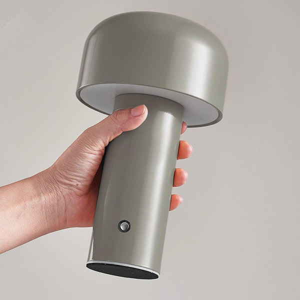 Milano Glow Rechargeable Mushroom Lamp – Cordless Italian Designer Lighting | Dimmable Ambient LED