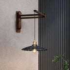 Hinoki Swing Wall Light – Japanese Wooden Wall Lamp | Adjustable Nordic Reading & Ambient Lighting