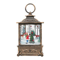 LumiGlobe LED Snow Lantern – Rotating Christmas Lantern with Snow Globe Effect
