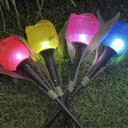 Bloomora Solar Garden Light – Tulip LED Outdoor Lamp | Decorative Waterproof Solar Lighting for Gardens & Outdoor Spaces