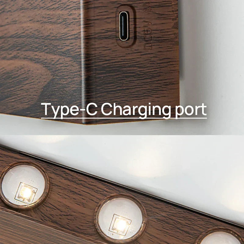 Wireless LED Wall Light – Rechargeable Touch Lamp | Dimmable 3-Colour Lighting | Modern Cordless Interior Light