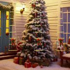 Santa Ladder LED Lights – Climbing Santa Christmas Decoration | USB-Powered Festive Lighting