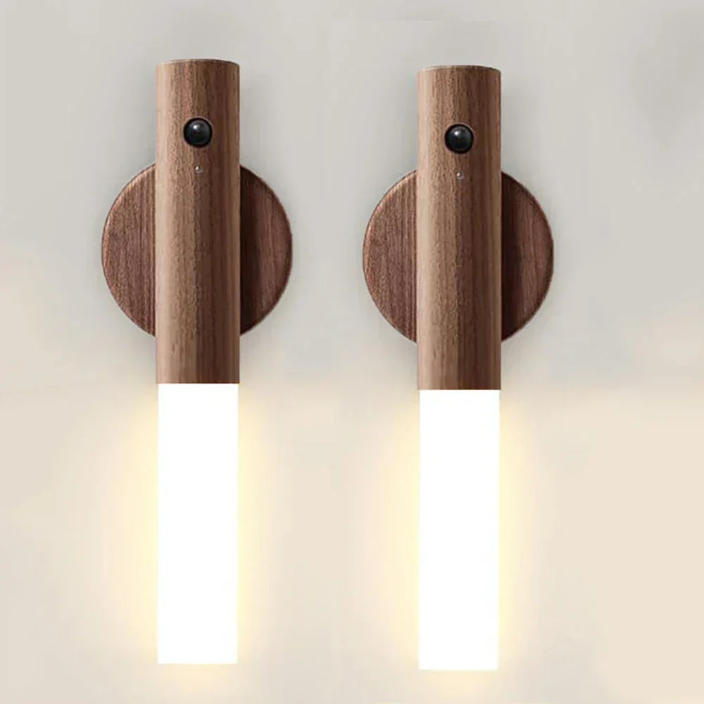 LumiSense Motion Wall Light – Wireless Rechargeable LED Sconce | Smart Sensor Lighting