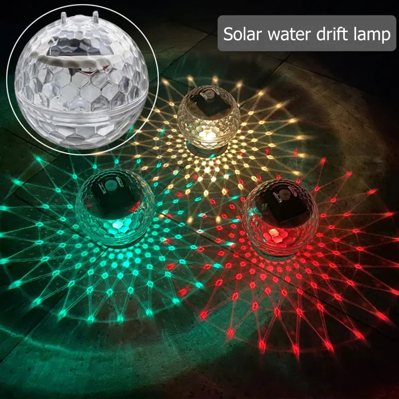 SOLAFLARE Floating Solar Pool Lights – Waterproof RGB Solar Lighting | IP65 Outdoor Water Illumination