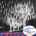 SternFall 50cm LED Meteor Shower String Lights – 8-Tube Falling Rain Lights for Outdoor Christmas & Garden Decoration