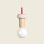 Halden Wood Pendant Light – Nordic LED Hanging Lamp | Minimalist Wooden Ceiling Light for Contemporary Interiors