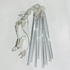 SternFall 50cm LED Meteor Shower String Lights – 8-Tube Falling Rain Lights for Outdoor Christmas & Garden Decoration