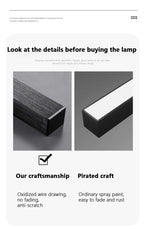 Modern Nordic LED Ceiling Light – Minimalist Flush Mount Ceiling Lamp | Energy-Efficient Home Lighting | Premium Contemporary Fixture