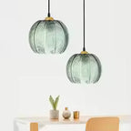 Aalin Pendant Lamp – Elegant Leaf Pattern Glass Hanging Light for Dining Rooms & Modern Interiors