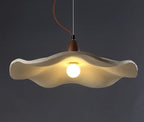Japandi Wooden Pendant Light – Minimalist LED Ceiling Lamp | Wabi-Sabi Interior Lighting | Natural Contemporary Design