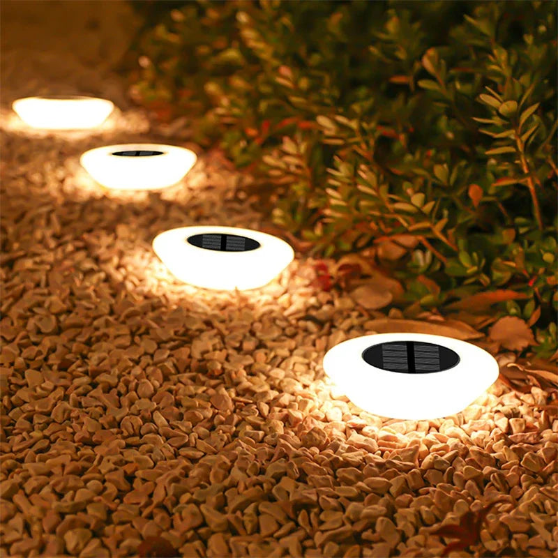 SOLAR360 LED Ground Lights – Solar Outdoor Landscape Lighting | IP65 Waterproof 360° Illumination