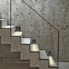 LED Motion Sensor Step Light – Recessed Wall Lamp | Smart Stair & Hallway Lighting | Modern Aluminium Design