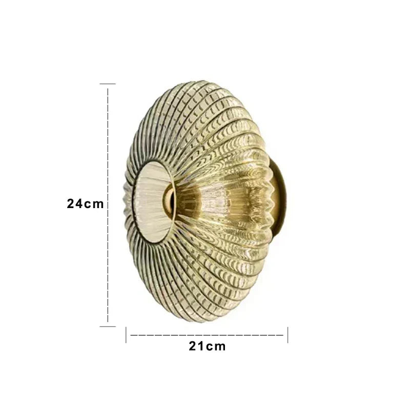 AuraGlas Bauhaus Wall Lamp – Modern Glass Wall Light for Nordic & Hotel-Inspired Interiors