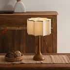 HikariWood Floor Lamp – Wabi-Sabi Wooden Standing Light | Japandi Ambient LED Lighting for Modern Interiors