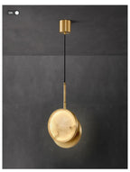 Marble Wall Light – Modern Gold LED Wall Lamp | Luxury Ambient Lighting | Contemporary Stone Interior Feature
