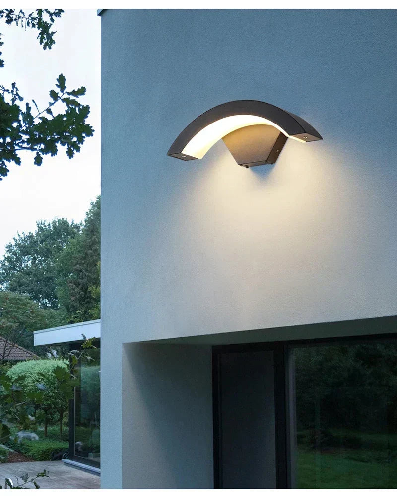 Auralux Motion Wall Light – IP65 Outdoor LED Wall Lamp | Smart Sensor Lighting for Modern Exteriors