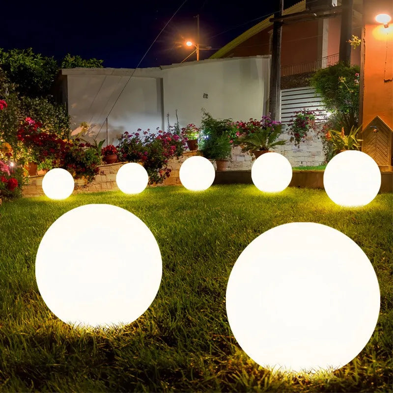 AuraSphere Solar LED Light Ball – RGB Waterproof Garden Globe with Remote Control | Decorative Outdoor Mood Lighting