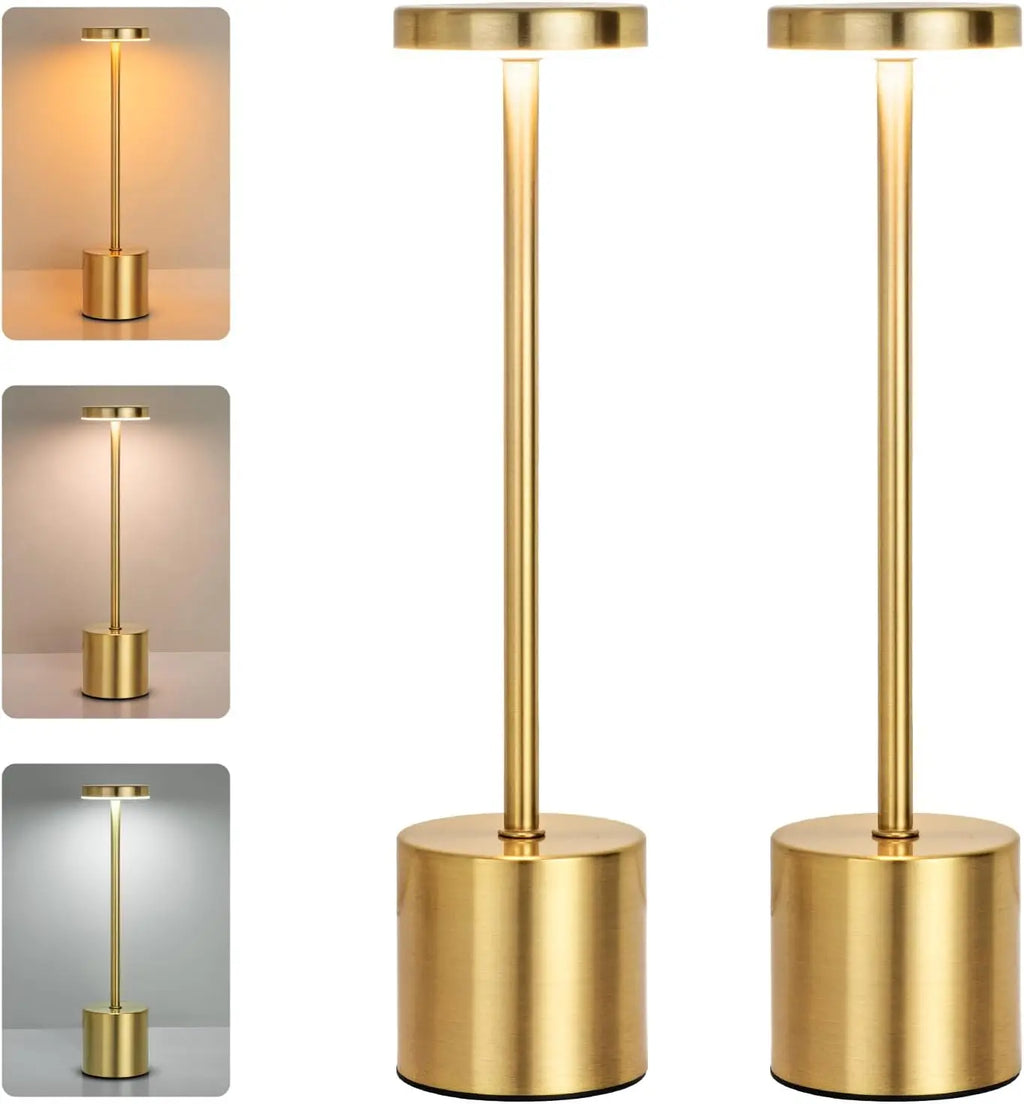LumiÉlan – Rechargeable Table Lamp with Touch Control, 3 Light Colours & Stepless Dimming