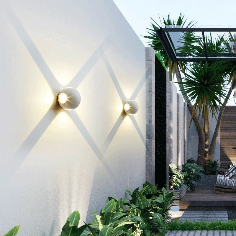 Orbix LED Wall Light – Weatherproof Aluminium Globe Sconce | Modern Indoor & Outdoor Lighting
