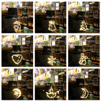 SantaGlow LED Window Light – Santa Claus Suction Cup Decoration | Festive Christmas Window Lamp