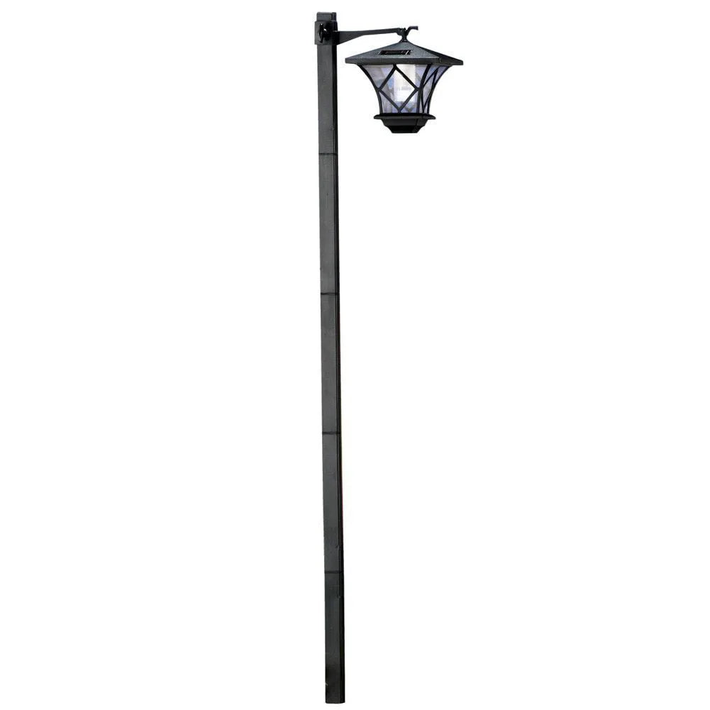 Aurelis Solar Post Light – 2-in-1 Vintage Garden Lamp | Solar Powered Outdoor Lighting for Entrances & Pathways